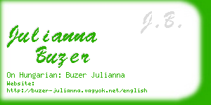 julianna buzer business card